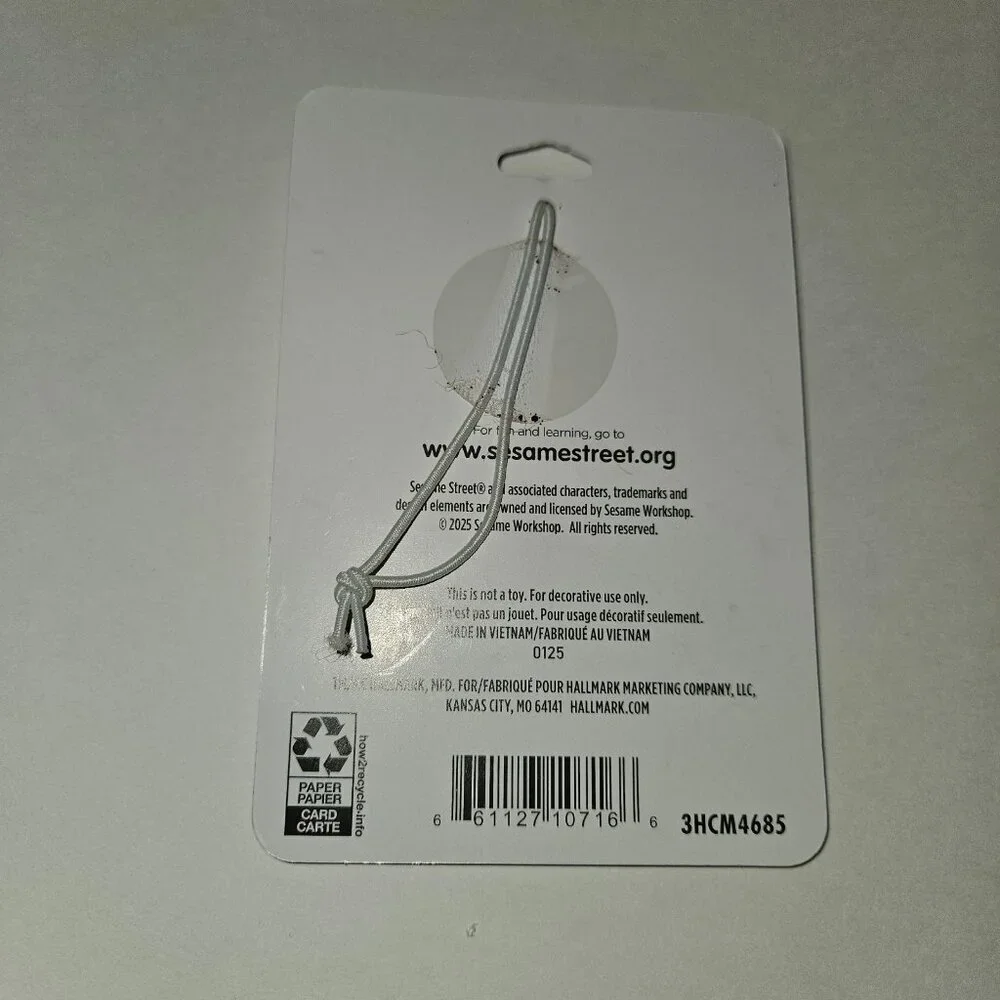 NEW Elmo Sesame Street Metal Christmas Tree Ornament 2.5